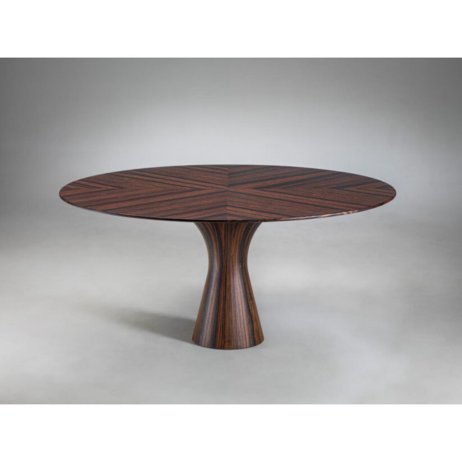 Post-Modern Ebony Amara Angelo W Dining Table by Angelo Alinea For Sale