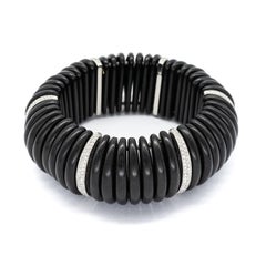 Ebony and Diamond Bracelet