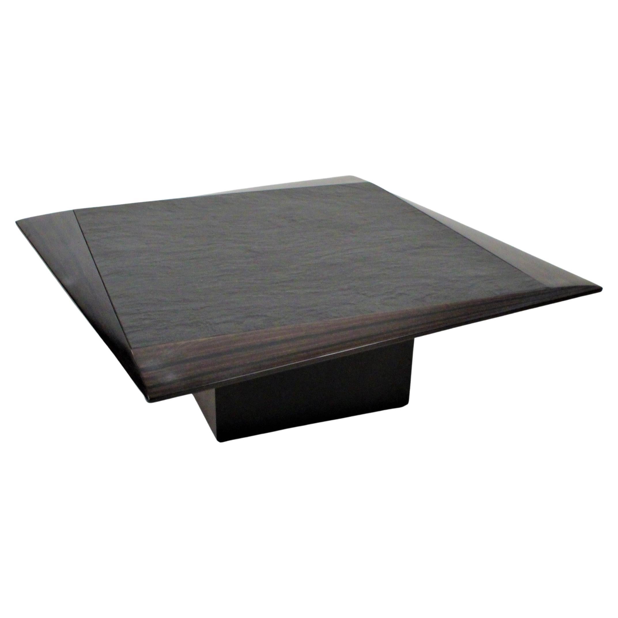Table Atributed to Tobia Scarpa, Ebony and slate  Italy, 1970 For Sale