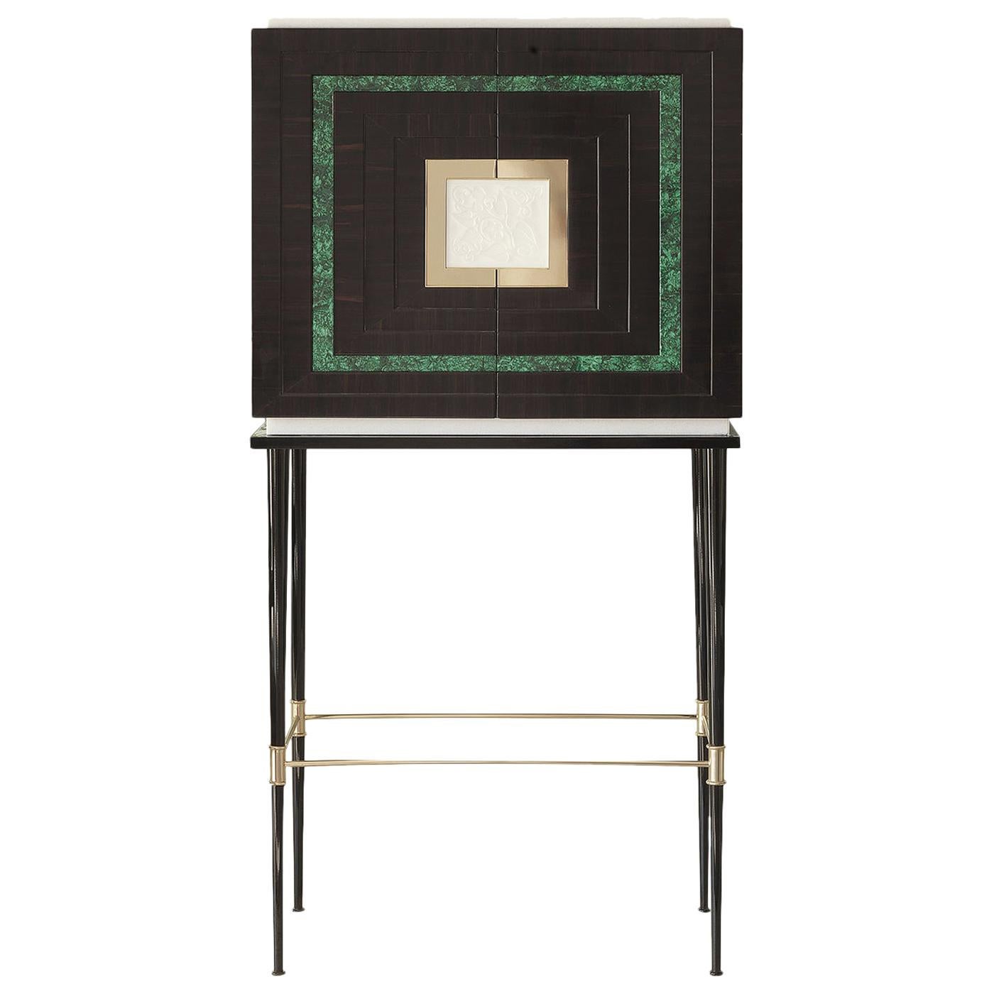 Ebony Bar Cabinet