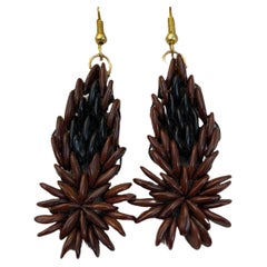 Ebony Blossom Earrings