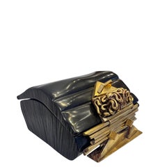 Scatola in ebano, modello unico di Michel Kiriliuk, Francia, anni '90 circa