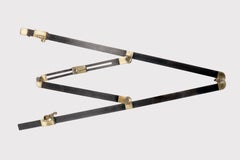 Ebony, brass and bone pantograph, signed Lennel, Paris 1780.