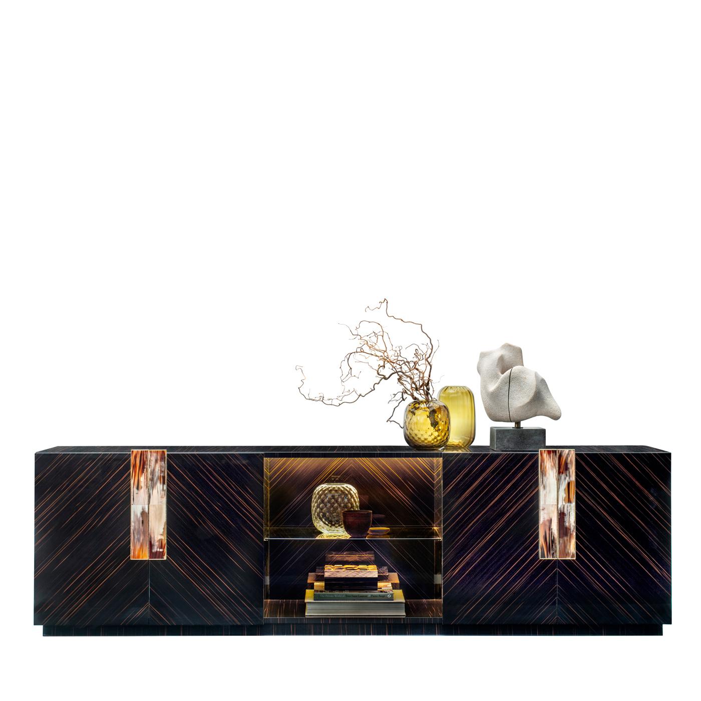 Italiano Cabinet in ebano in vendita