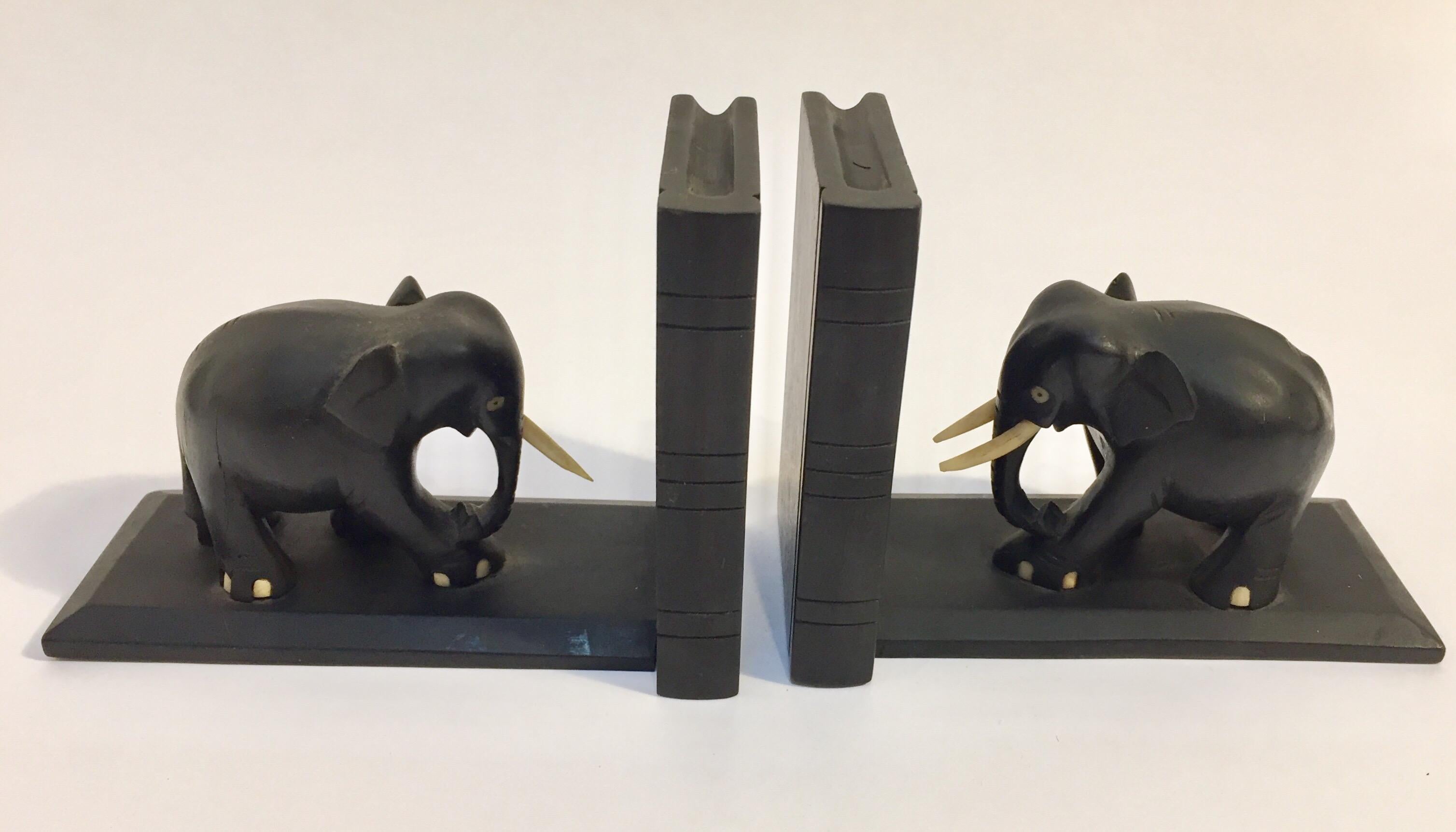 elephant book ends