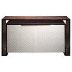 Ebony and Ivory Contemporary and Customizable Sideboard by Luísa Peixoto