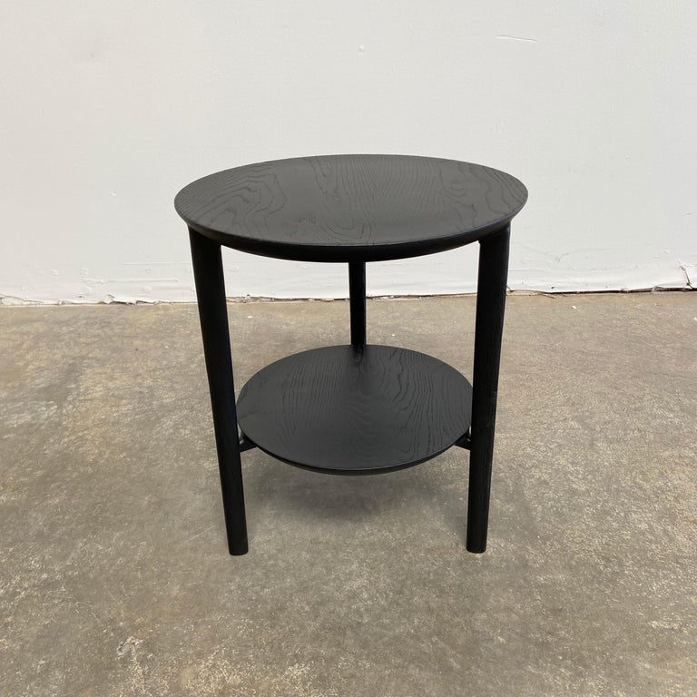 Ebony Oak Black Side Table For Sale at 1stDibs