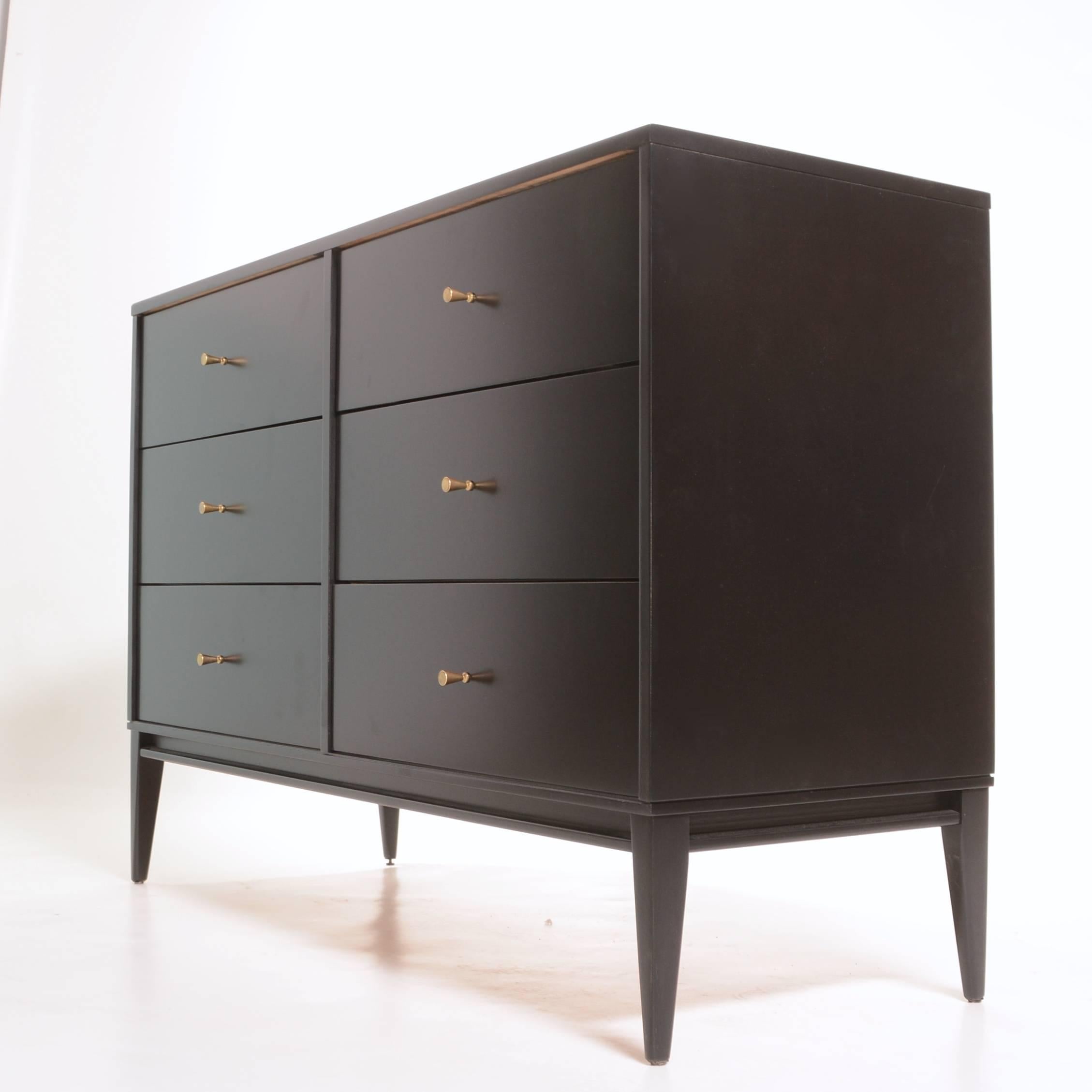 American Ebony Paul McCobb Six-Drawer Dresser for Planner Group