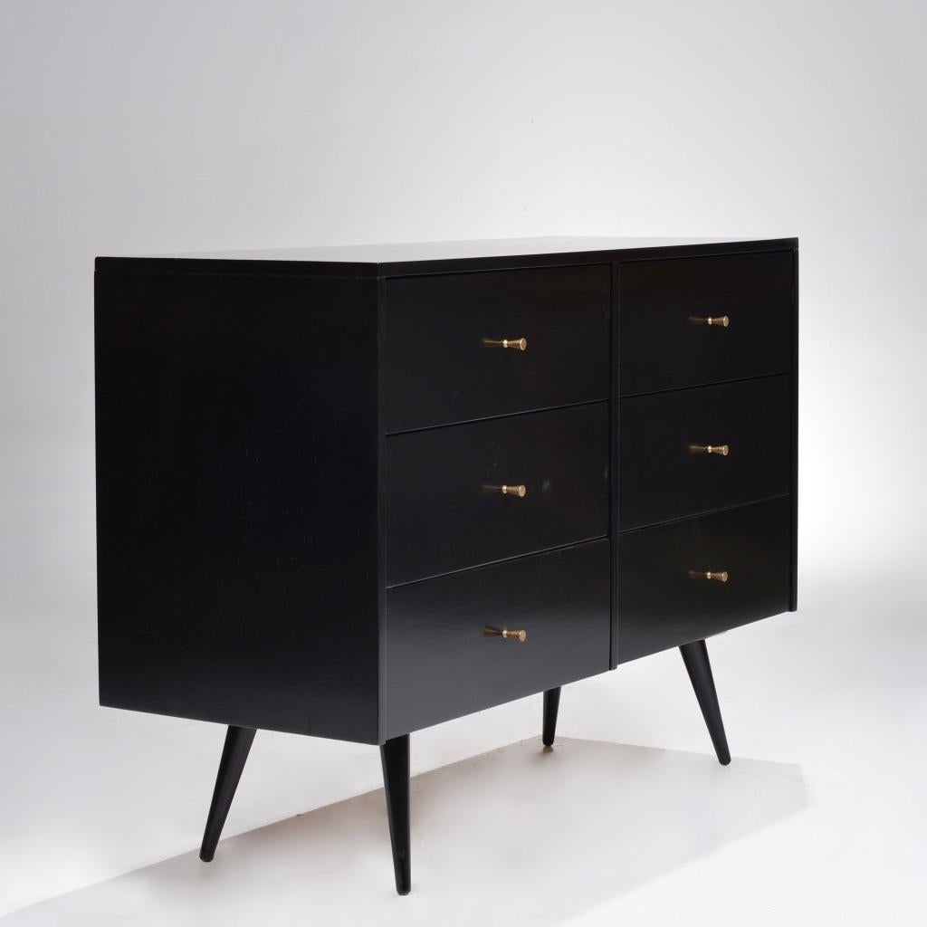 Ebony Six-Drawer Dresser by Paul McCobb for Planner Group 3