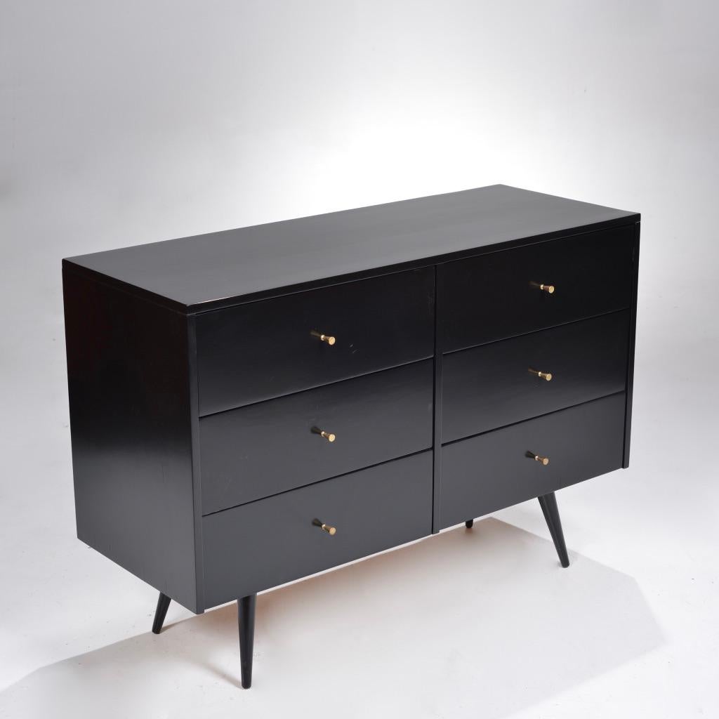 Ebony Six-Drawer Dresser by Paul McCobb for Planner Group 4