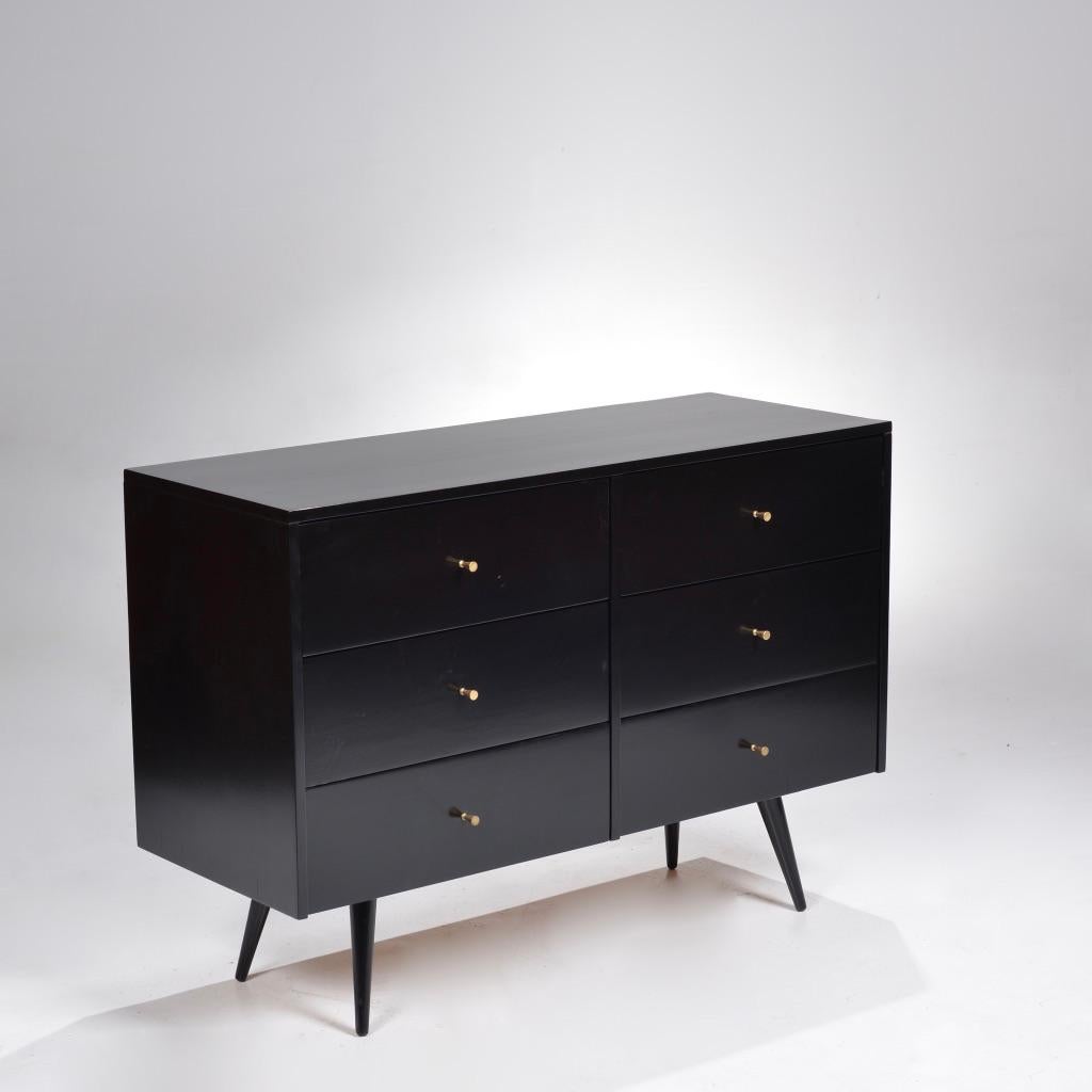 Ebony Six-Drawer Dresser by Paul McCobb for Planner Group 5