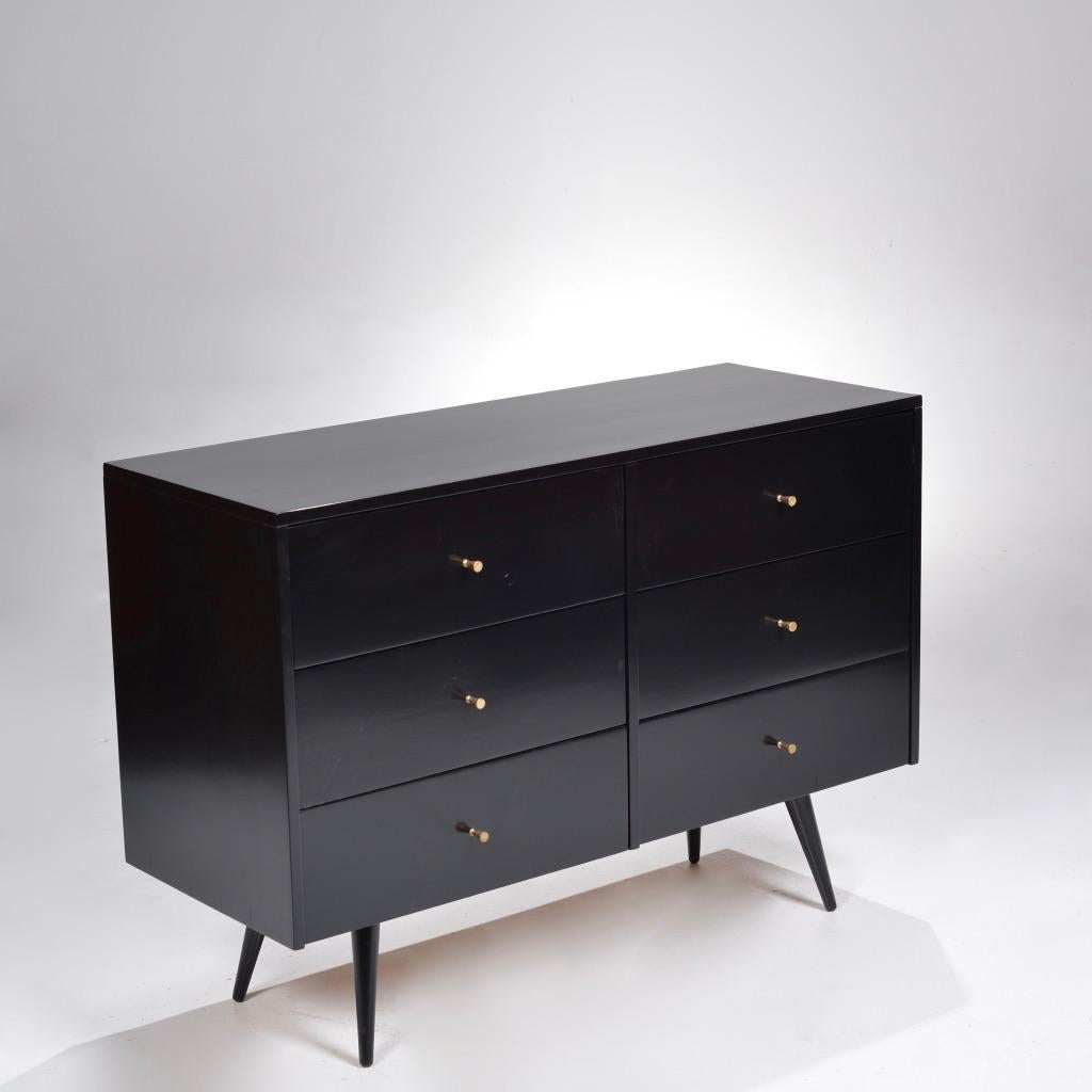 American Ebony Six-Drawer Dresser by Paul McCobb for Planner Group