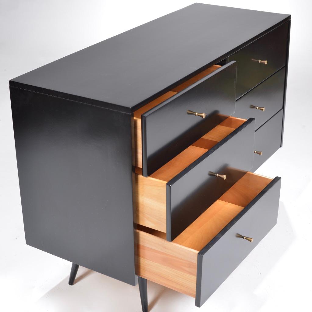 Ebonized Ebony Six-Drawer Dresser by Paul McCobb for Planner Group