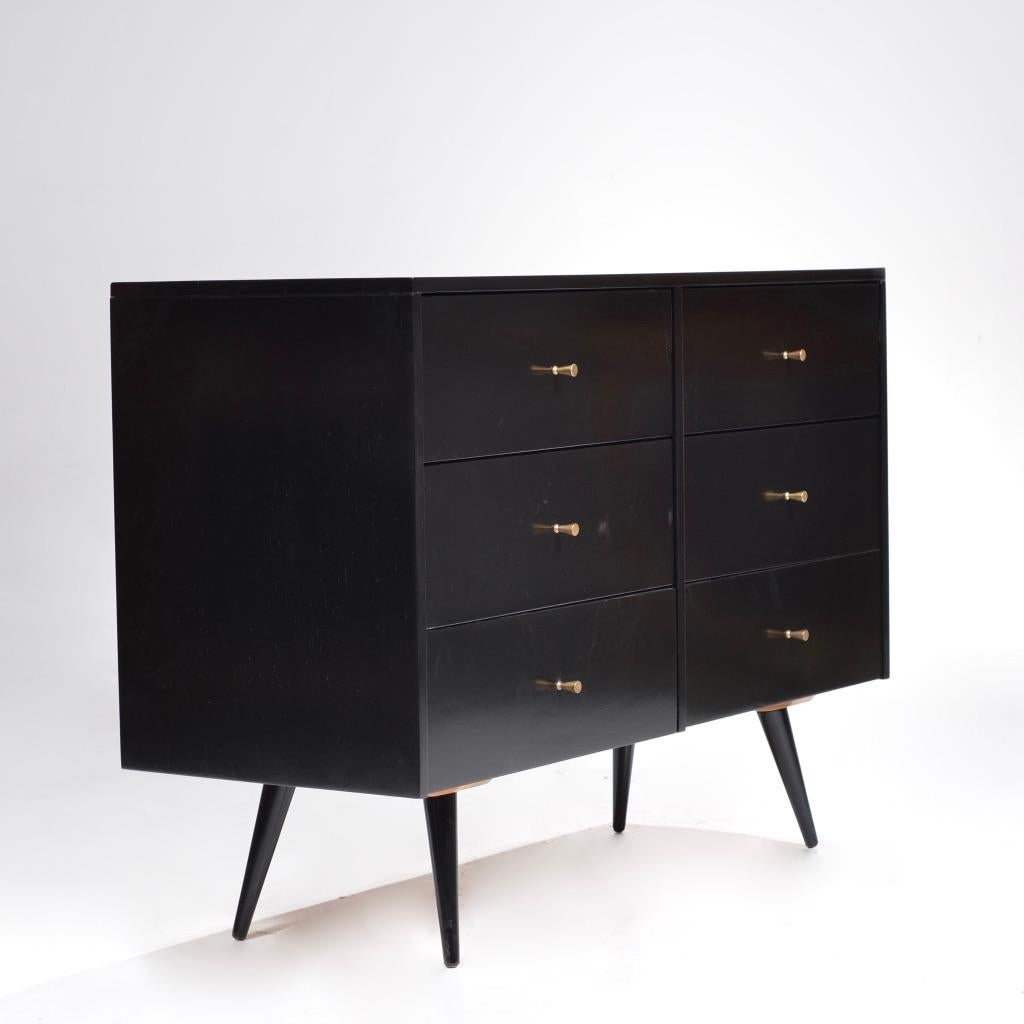 Ebony Six-Drawer Dresser by Paul McCobb for Planner Group In Excellent Condition In Los Angeles, CA