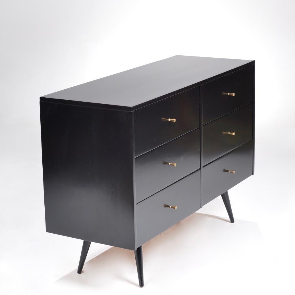 Mid-20th Century Ebony Six-Drawer Dresser by Paul McCobb for Planner Group