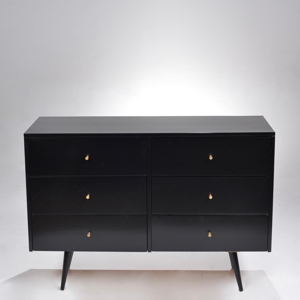 Ebony Six-Drawer Dresser by Paul McCobb for Planner Group 1