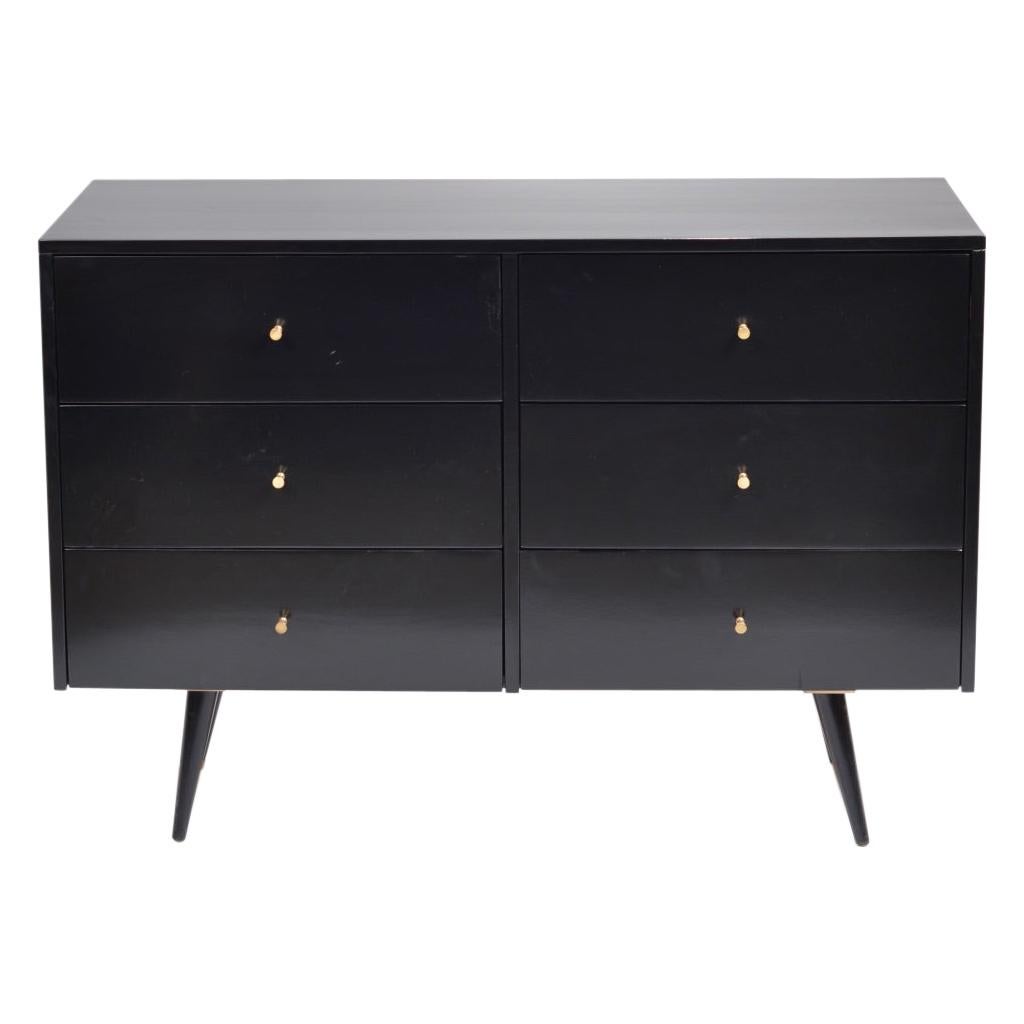 Ebony Six-Drawer Dresser by Paul McCobb for Planner Group