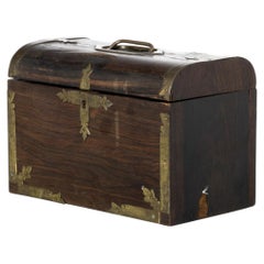 Ebony wood chest - 19th century