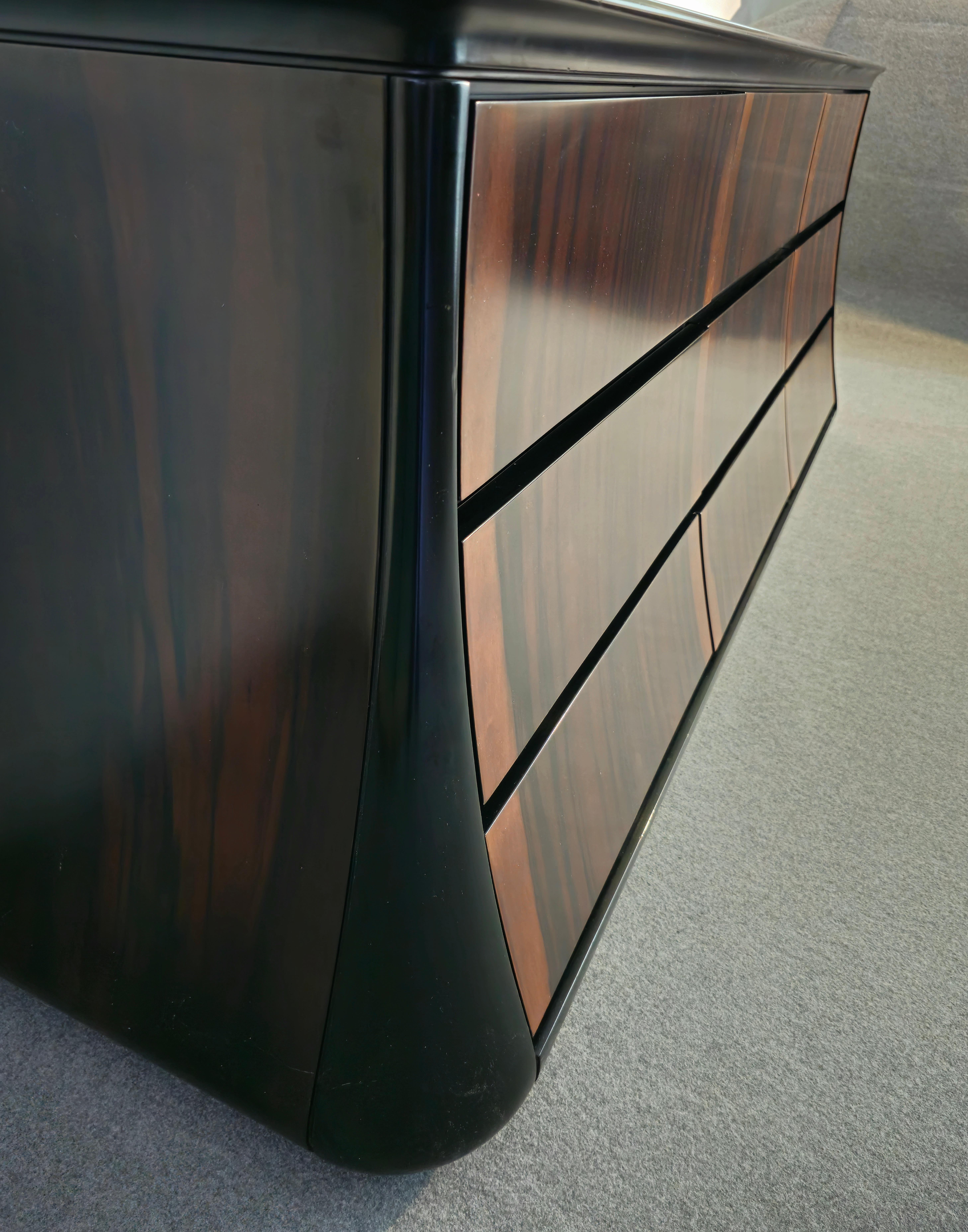 Kommode aus Ebenholz von Luciano Frigerio, Mid-Century-Design, Italien 1970er Jahre 7