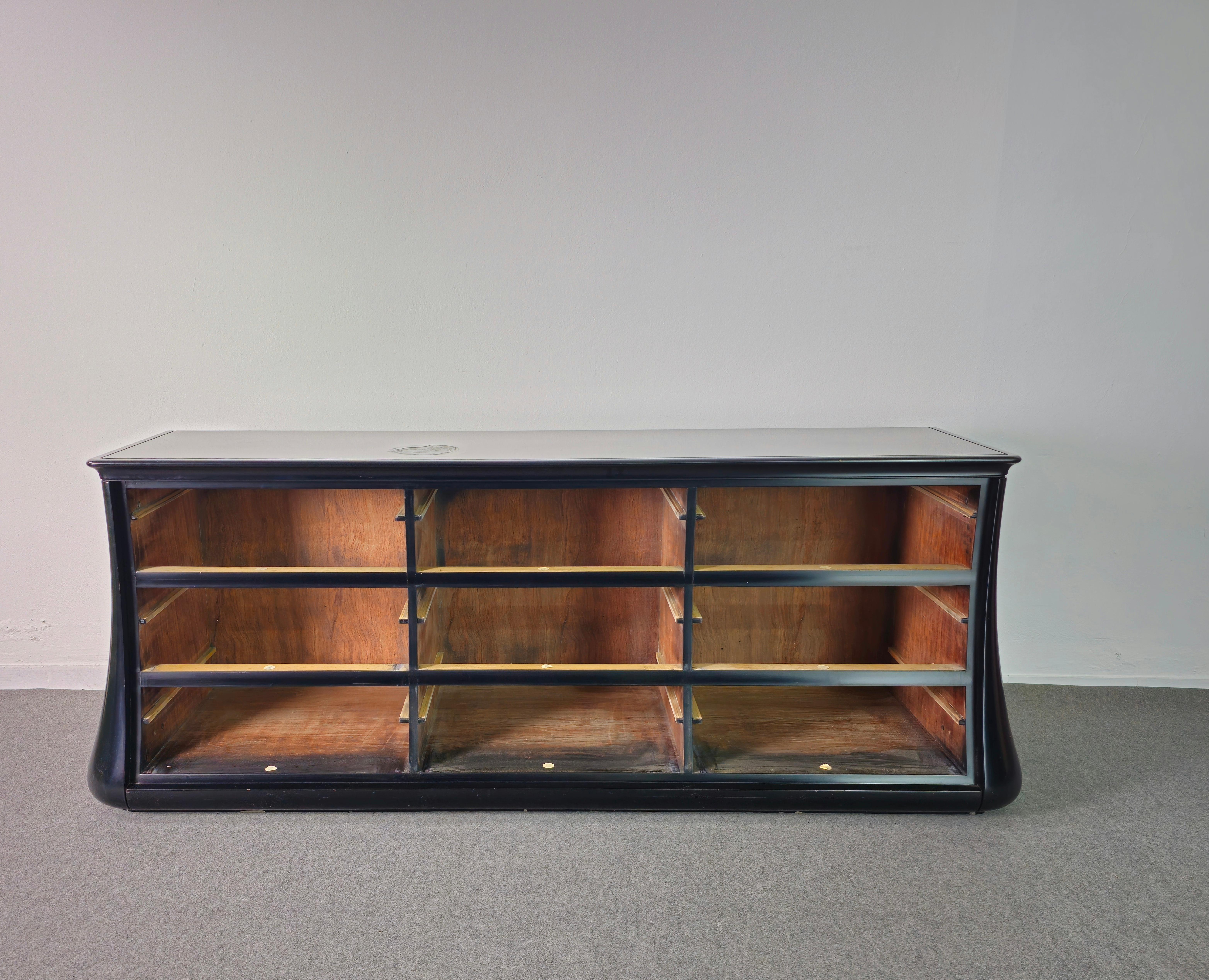 Kommode aus Ebenholz von Luciano Frigerio, Mid-Century-Design, Italien 1970er Jahre (20. Jahrhundert)