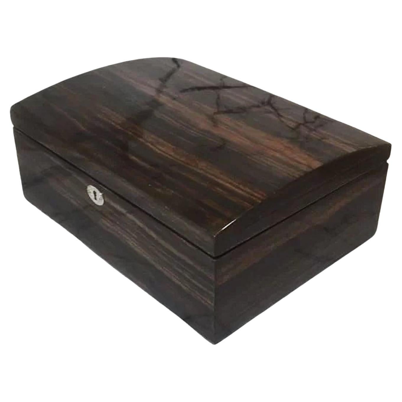 Ebony Wood Watch Box For Sale