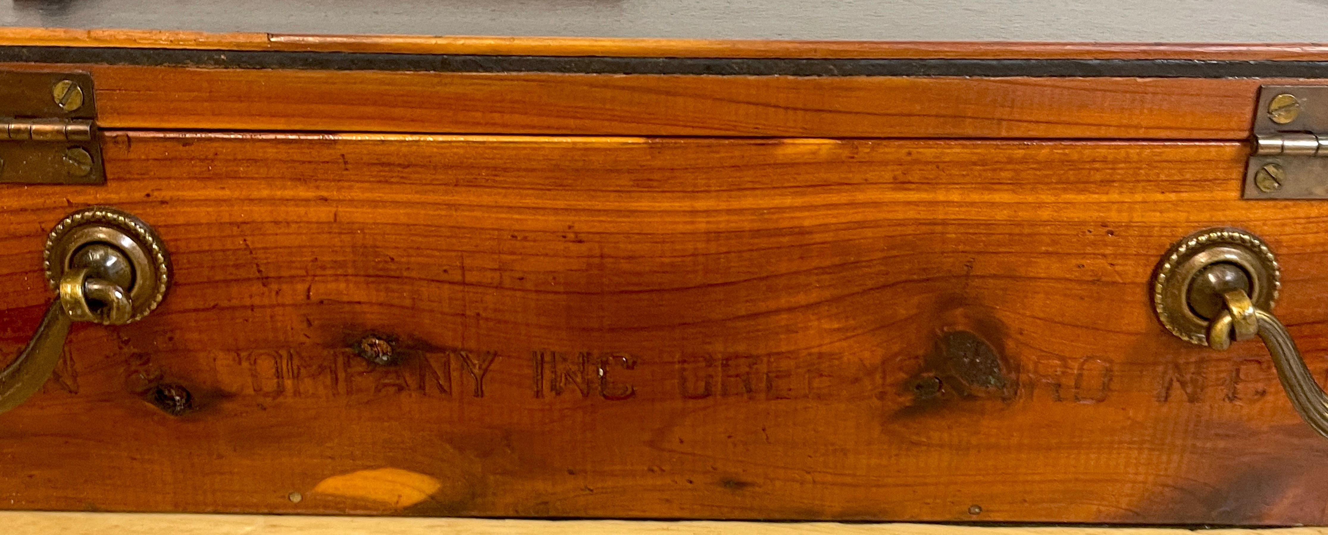 Ebanizzato A. Brown & Co. Bara campione di un venditore, circa 1900