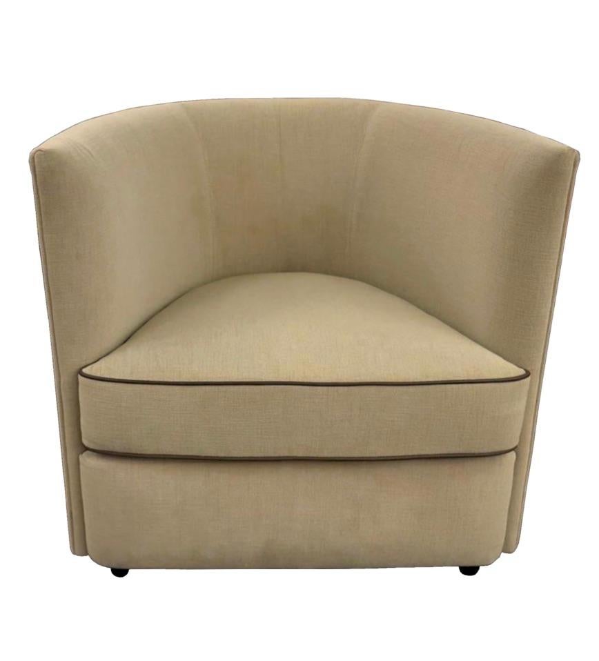 Tissu d'ameublement Fauteuil club rembourré Ecart Design/One en vente
