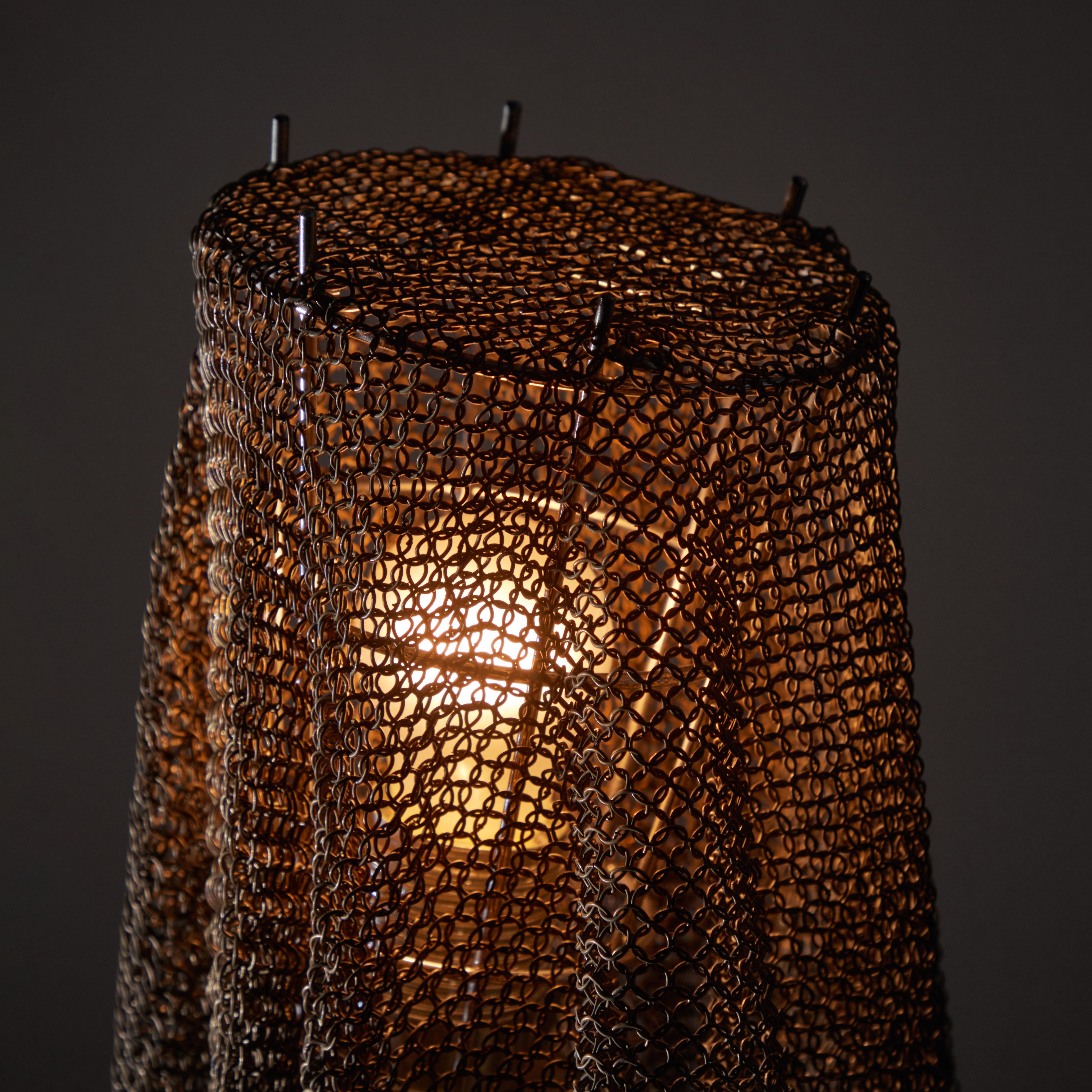 Patinated 'Ecate' Table Lamp by Toni Cordero for Artemide For Sale