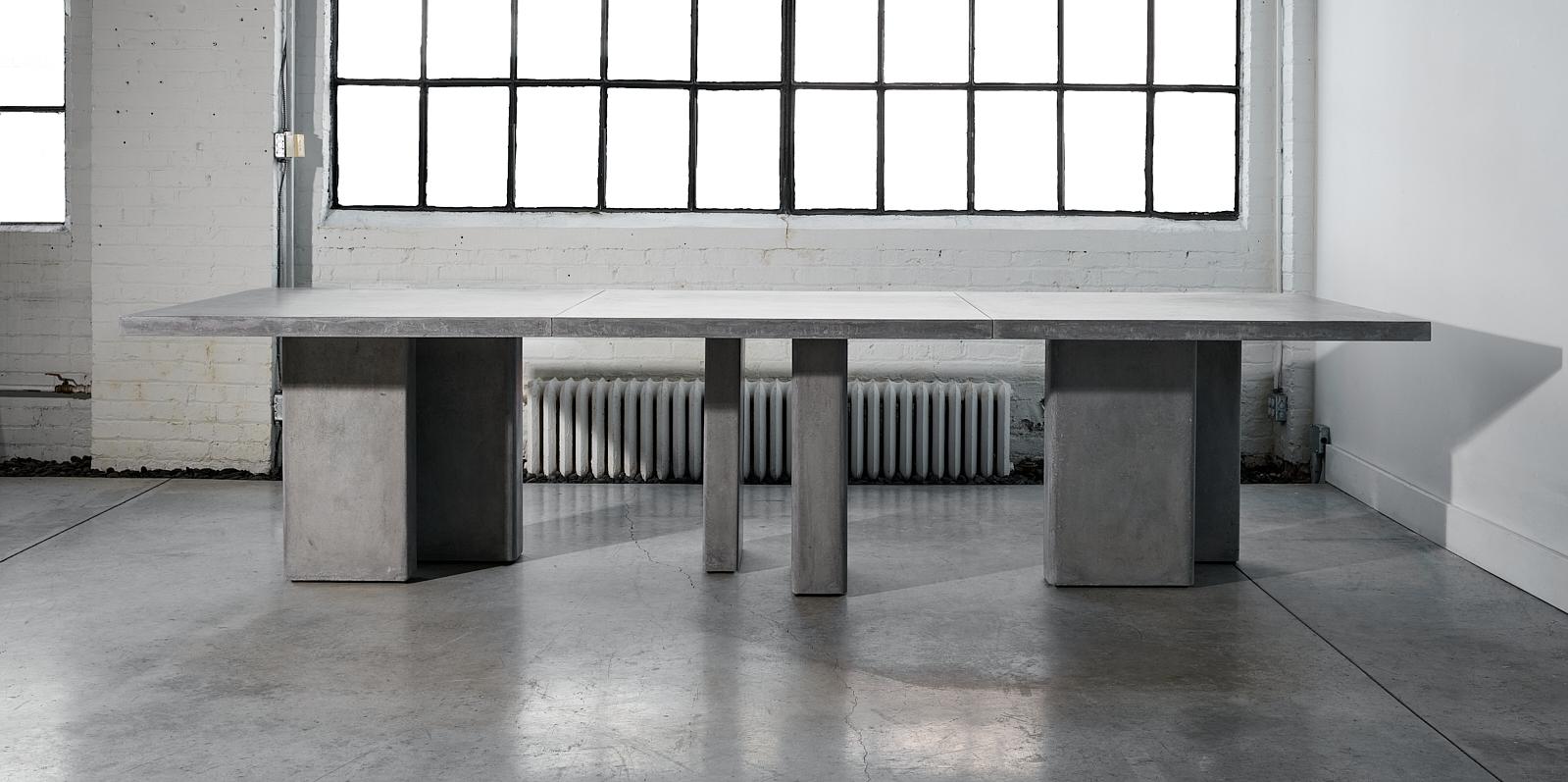 STACKLAB’s innovative Engineered Cementitious Composite (ECC) table system is designed in collaboration with Toronto-based materials engineer and artisan Alla Linetsky.

Comprised of over 90 percent non-virgin materials, the ECC System features