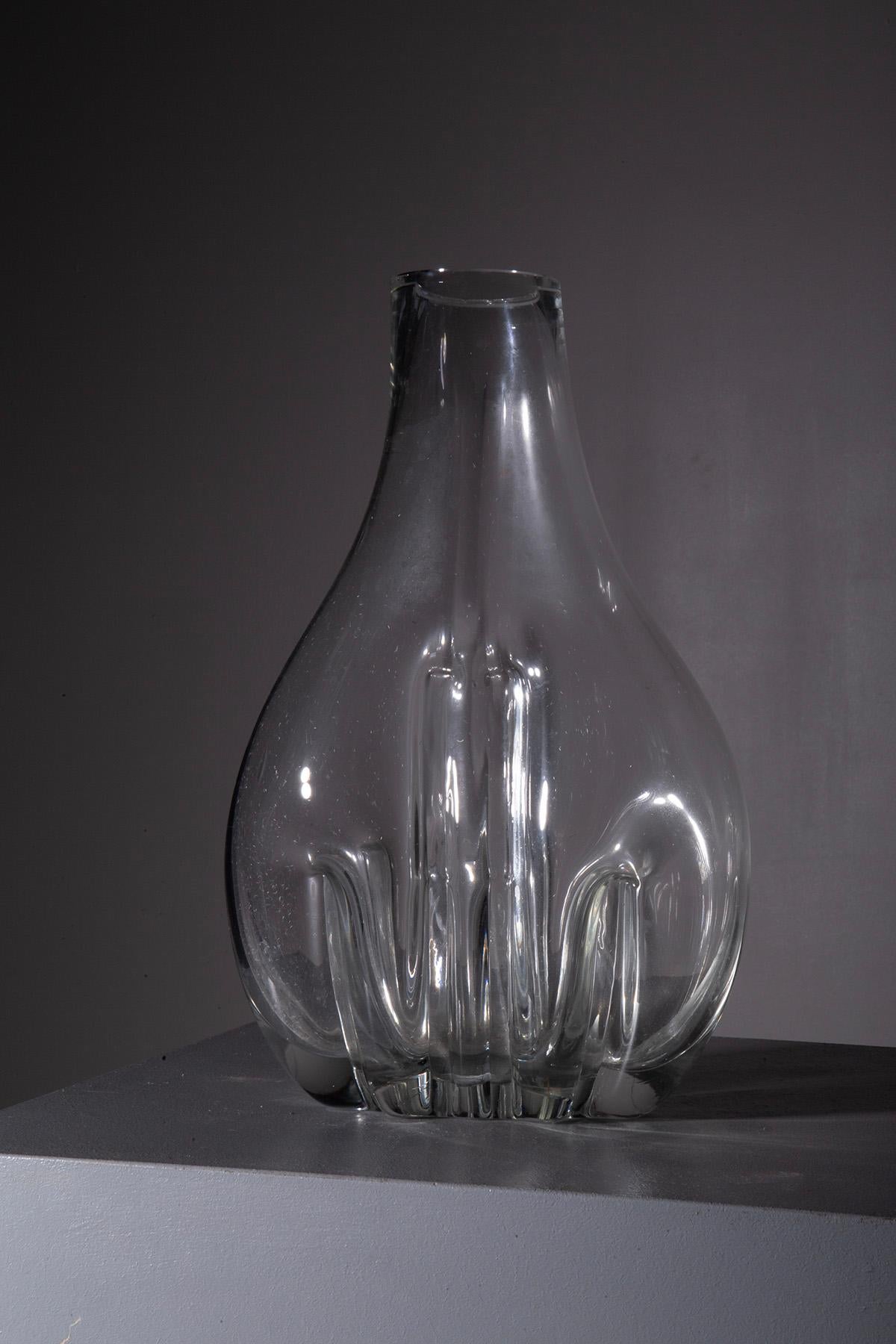 Italian Eccentric murano vase by Toni Zuccheri in vendita