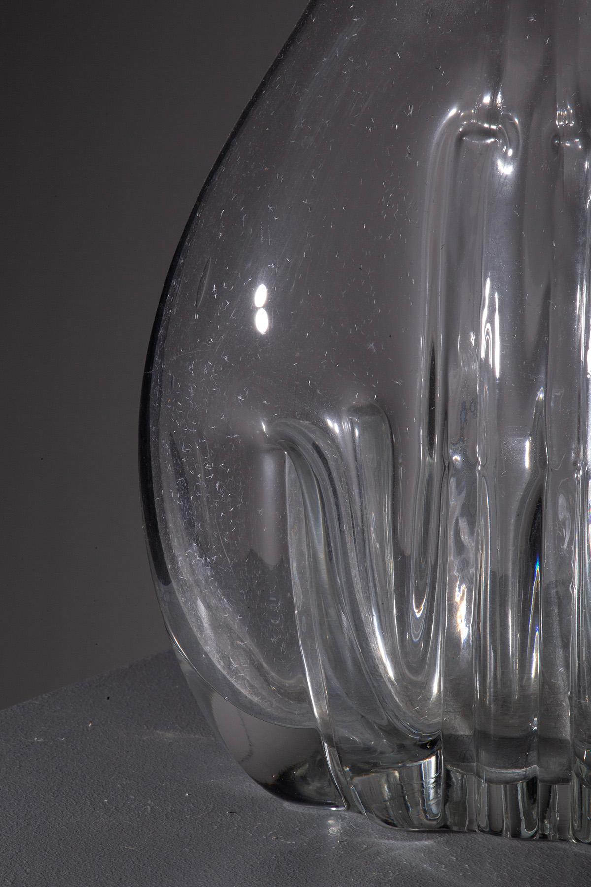 Vetro di Murano Eccentric murano vase by Toni Zuccheri in vendita