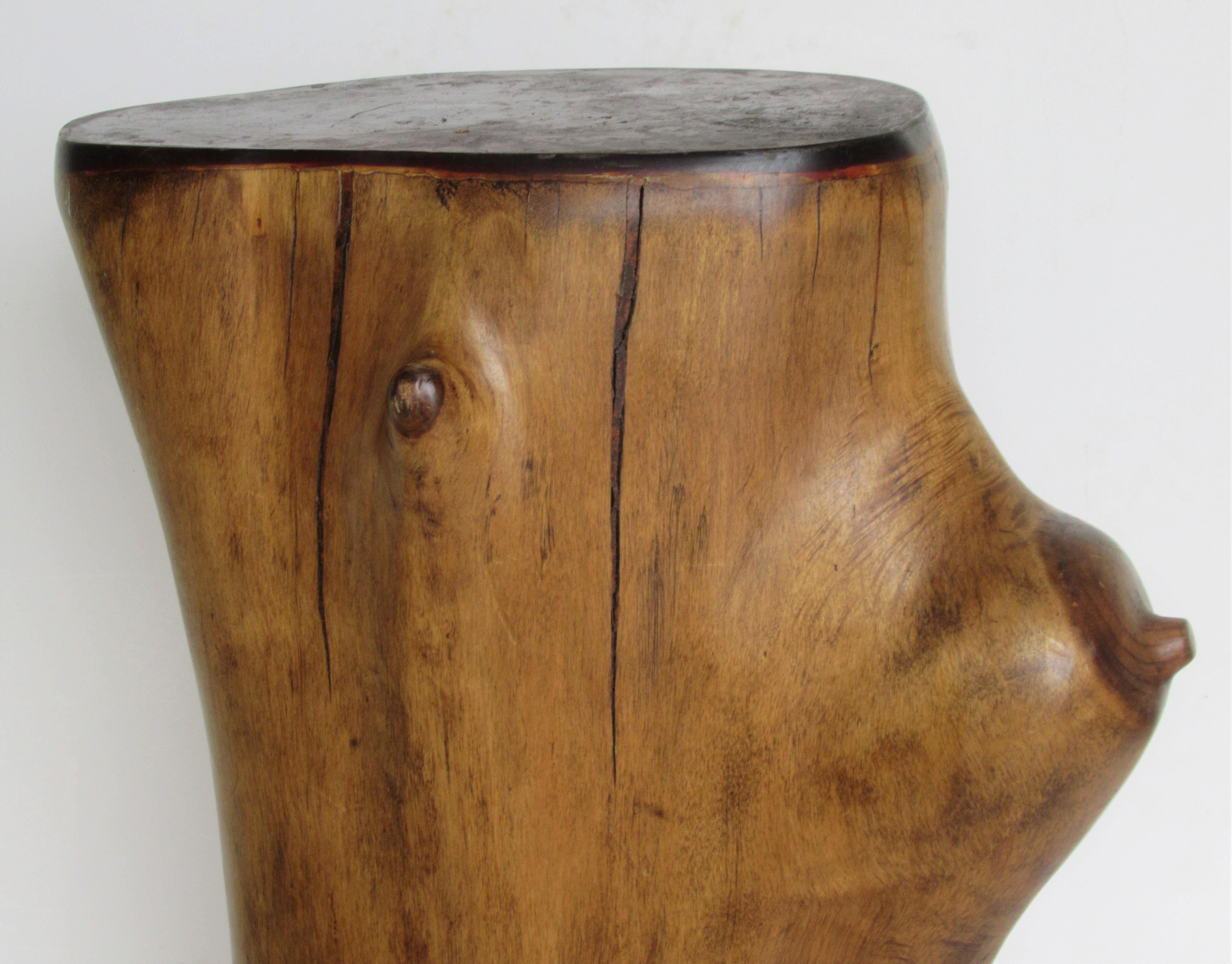 Organic Modern Wood Stump Table 2