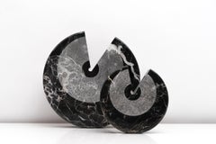"Eccentrico" Black Marble Vases by Egidio Di Rosa & PA Giusti for Up & Up, 1972