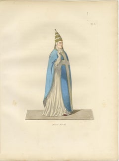 Vestimenta Eclesiástica y Cívica en la Italia del Renacimiento: Papa, Juez, Dama - 1845
