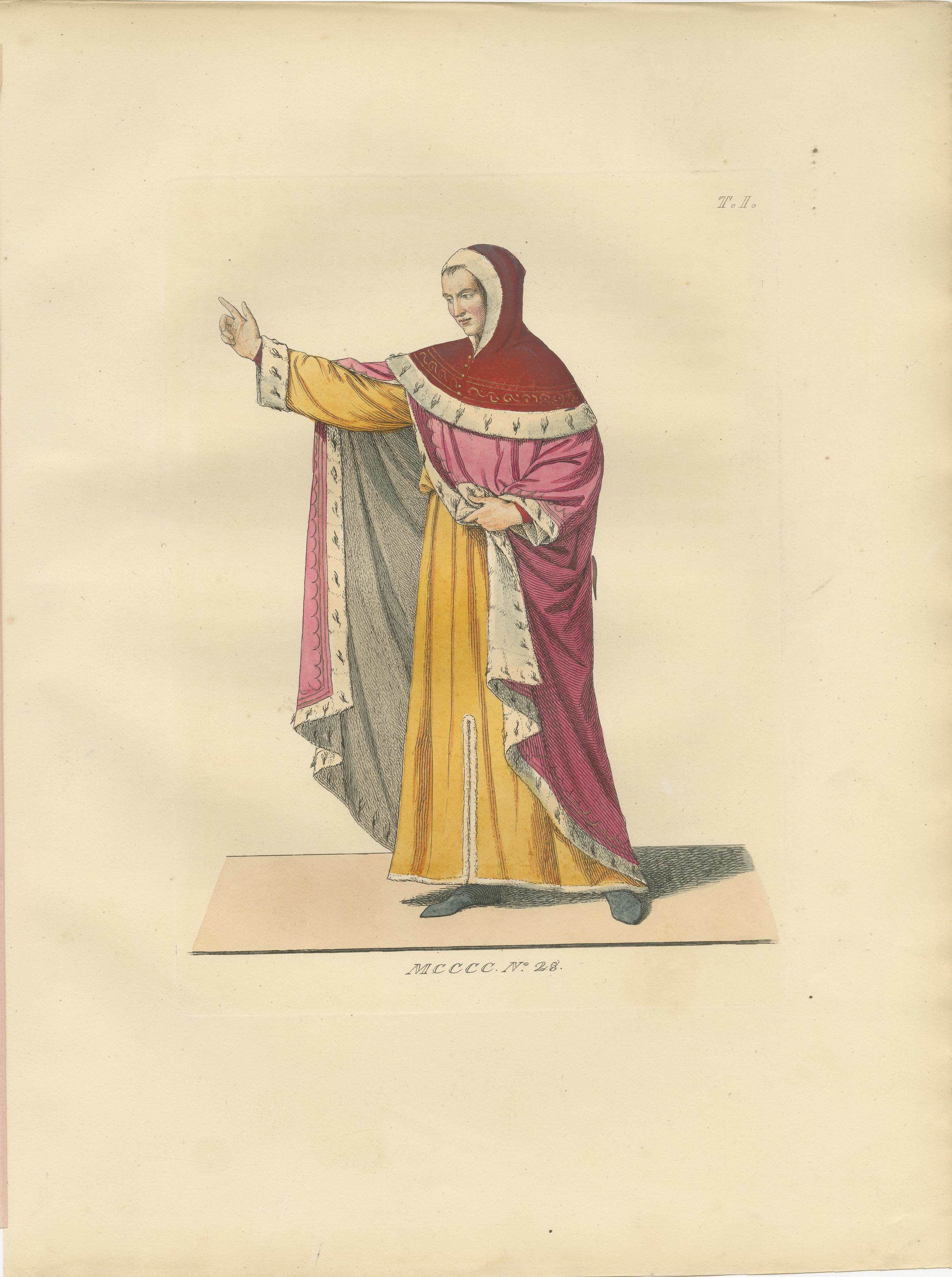 Ecclesiastical and Civic Dress in Renaissance Italy: Pope, Judge, Lady - 1845 For Sale 1