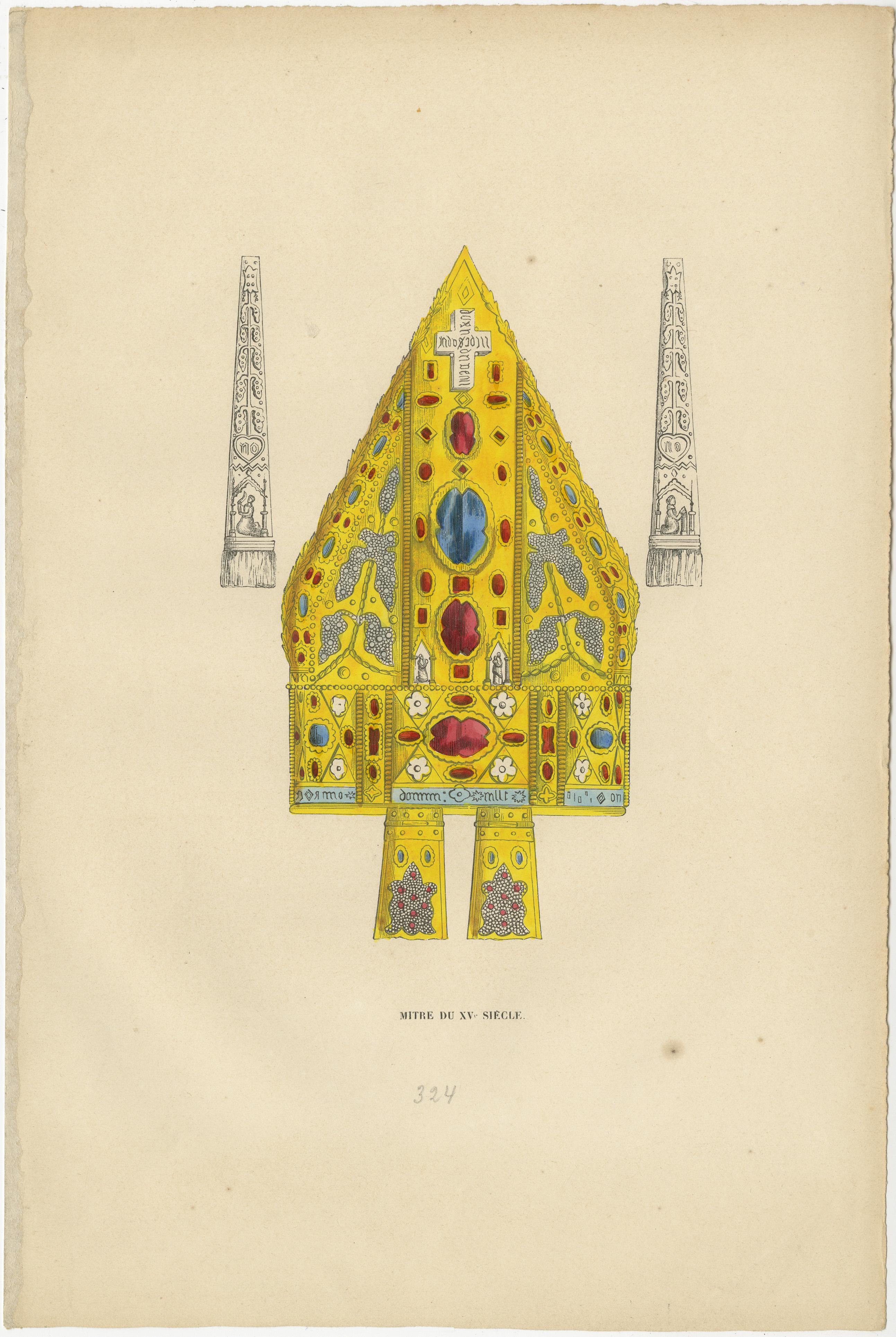 Diese beiden antiken handkolorierten Lithografien sind kolorierte Drucke aus dem 1847 erschienenen Buch 