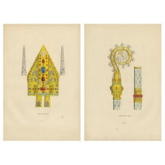 Antique Ecclesiastical Elegance: Artifacts of Faith from the 13th and 15th Centuries