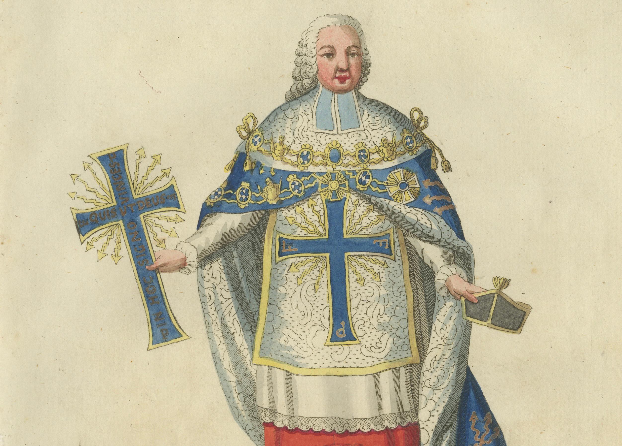 Ecclesiastical Grand Master of St. Michael, Schutzmeister der Divine Honor, 1791 (Graviert) im Angebot