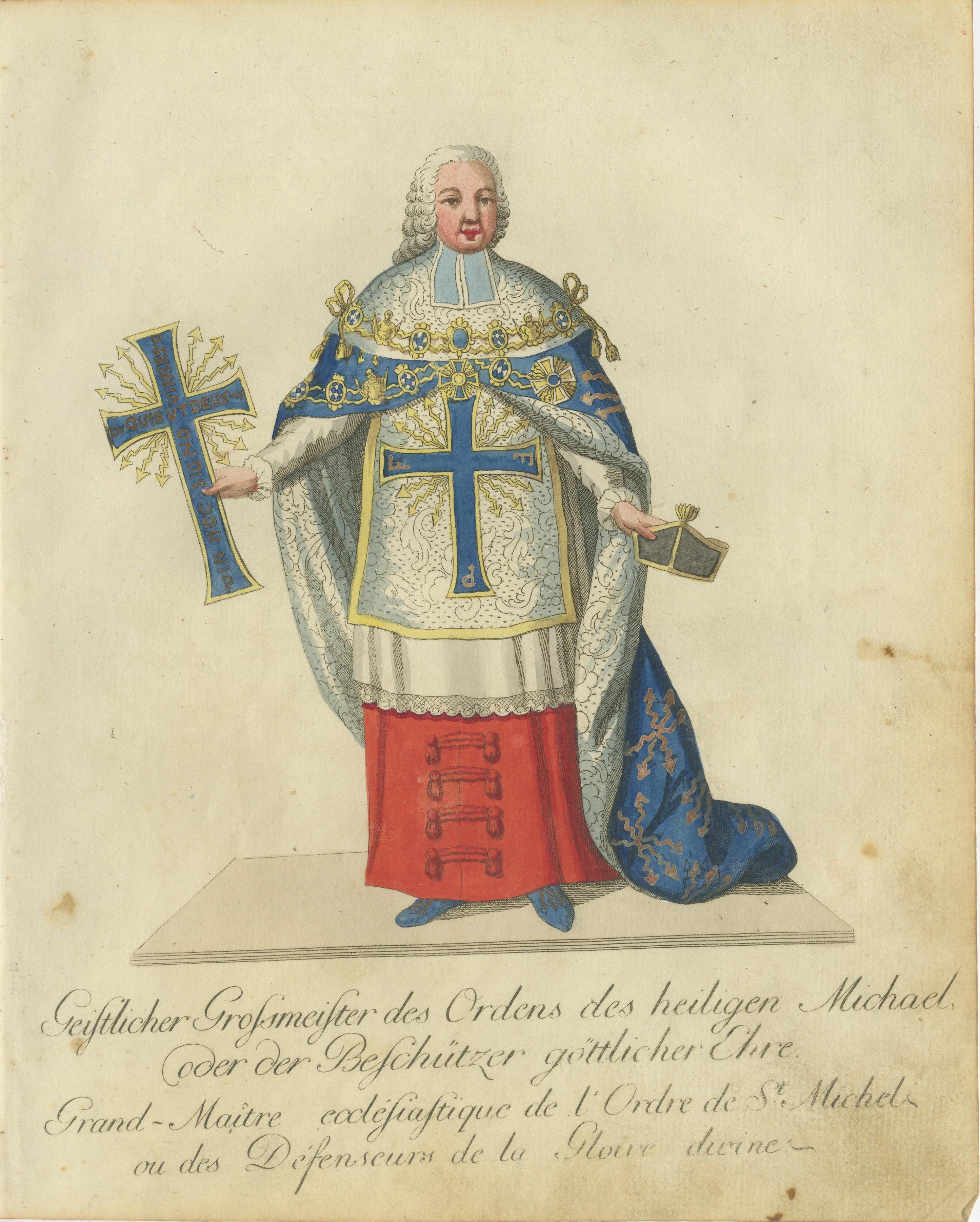 Ecclesiastical Grand Master of St. Michael, Schutzmeister der Divine Honor, 1791 (Spätes 18. Jahrhundert) im Angebot