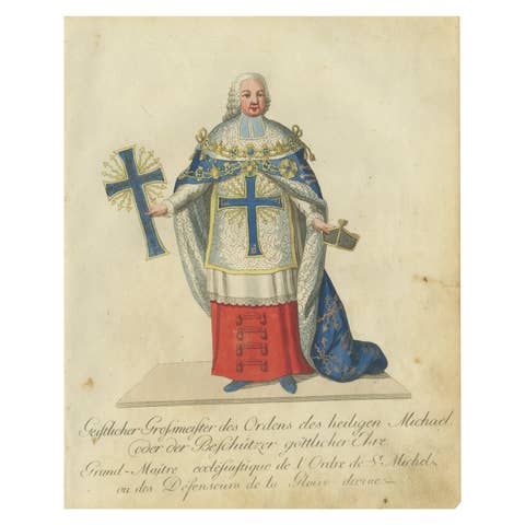 Ecclesiastical Grand Master of St. Michael, Protector of Divine Honor, 1791