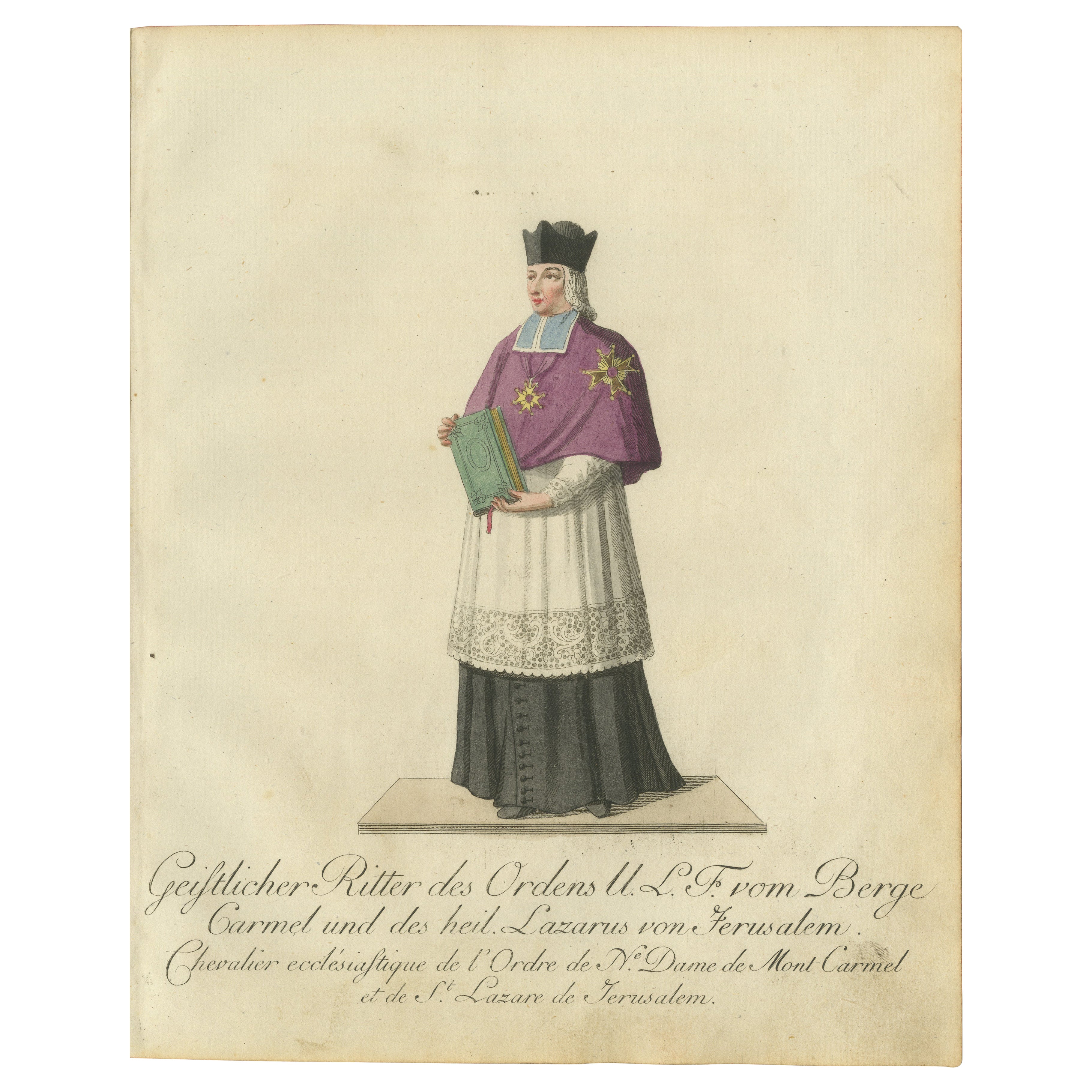 Ecclesiastical Knight of the Order of Our Lady of Mount Carmel und St. Lazarus