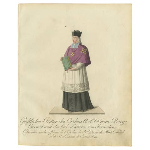 Ecclesiastical Knight of the Order of Our Lady of Mount Carmel and St. Lazarus