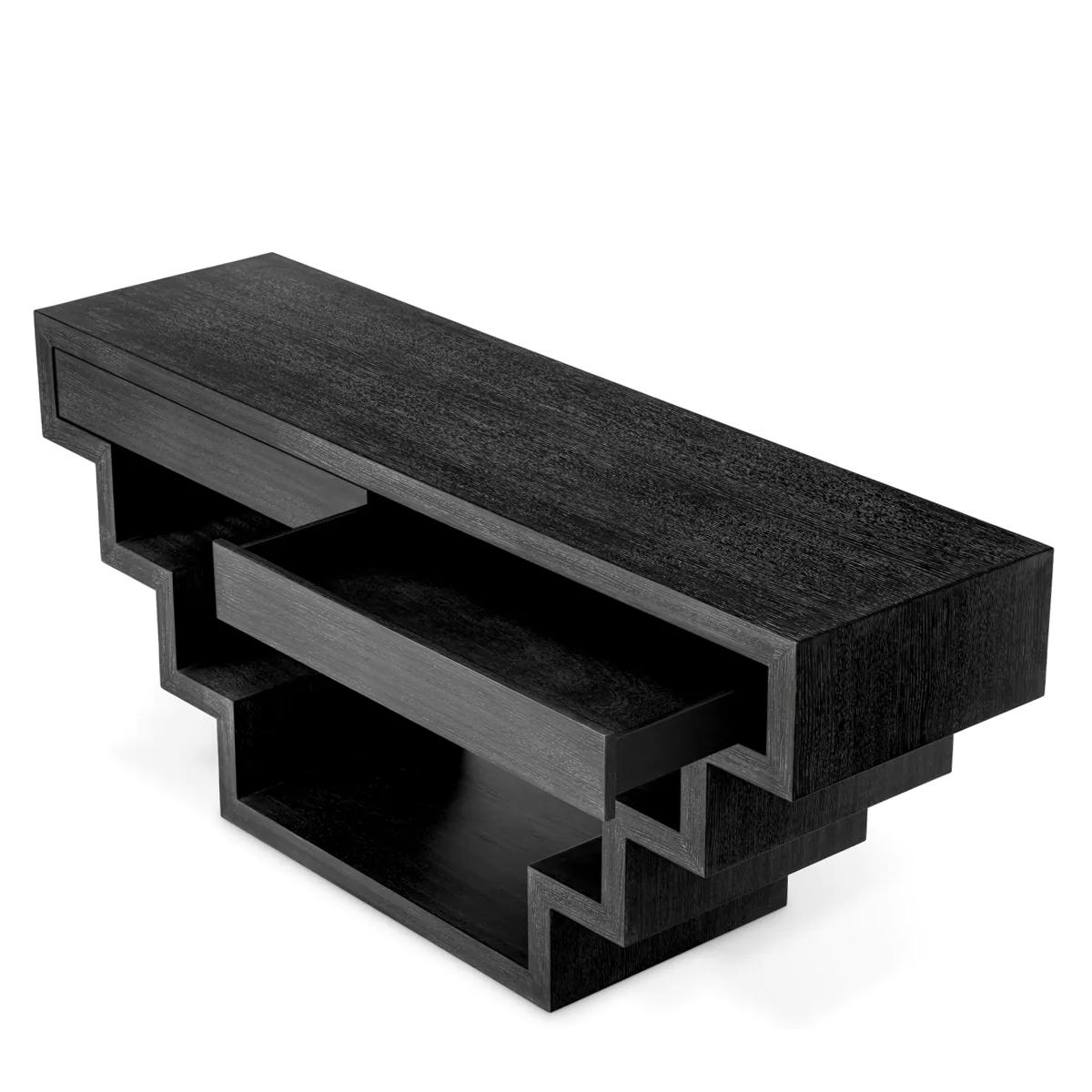 Indonesian Ecco Black Console Table For Sale
