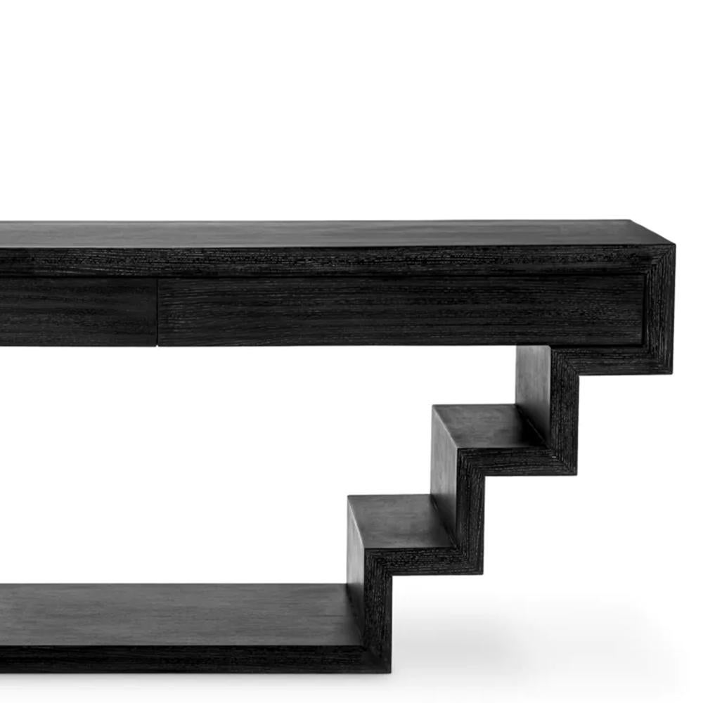 Ecco Black Console Table In New Condition For Sale In Paris, FR