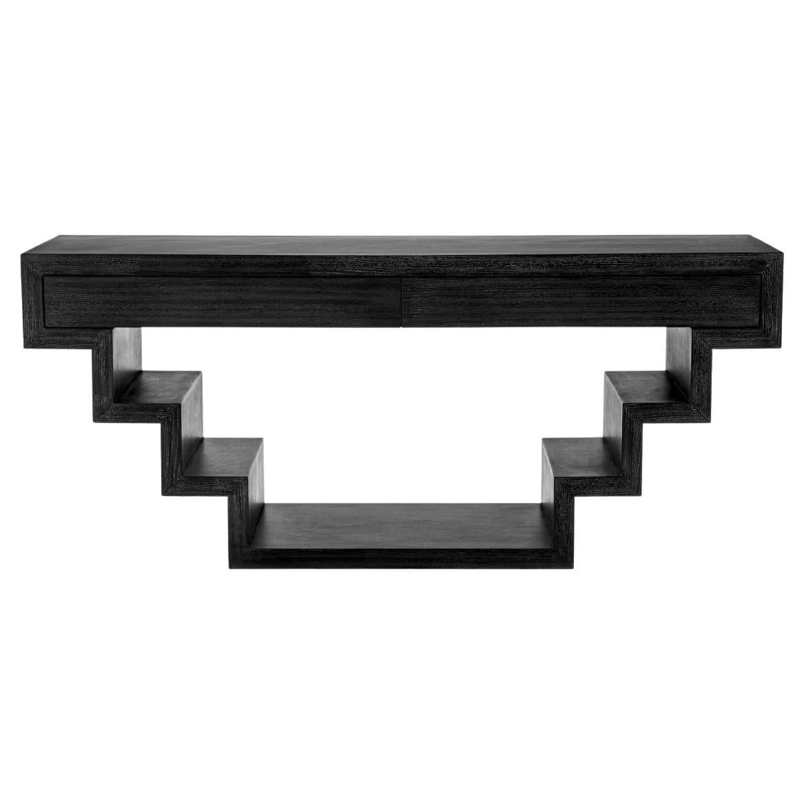 Ecco Black Console Table