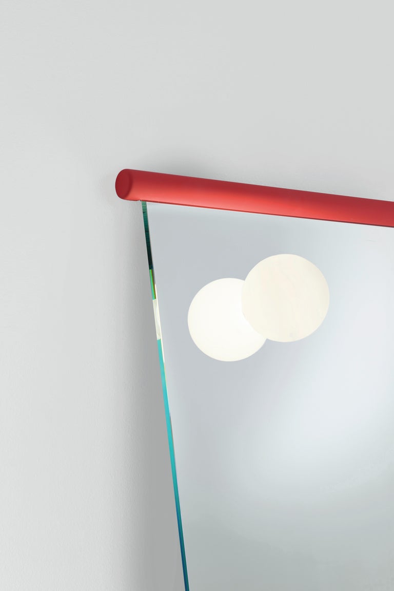 Ecco Floor Mirror with Light Design Edward Barber and Jay Osgerby For Sale  at 1stDibs