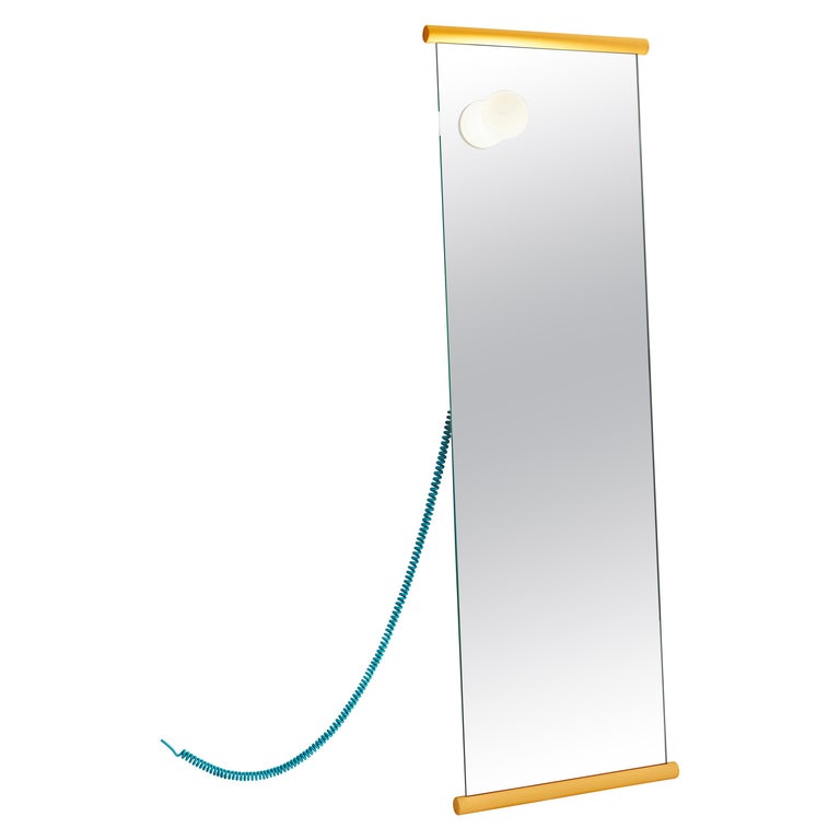 Ecco Floor Mirror with Light Design Edward Barber and Jay Osgerby For Sale  at 1stDibs