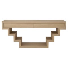 Ecco Oak Console Table