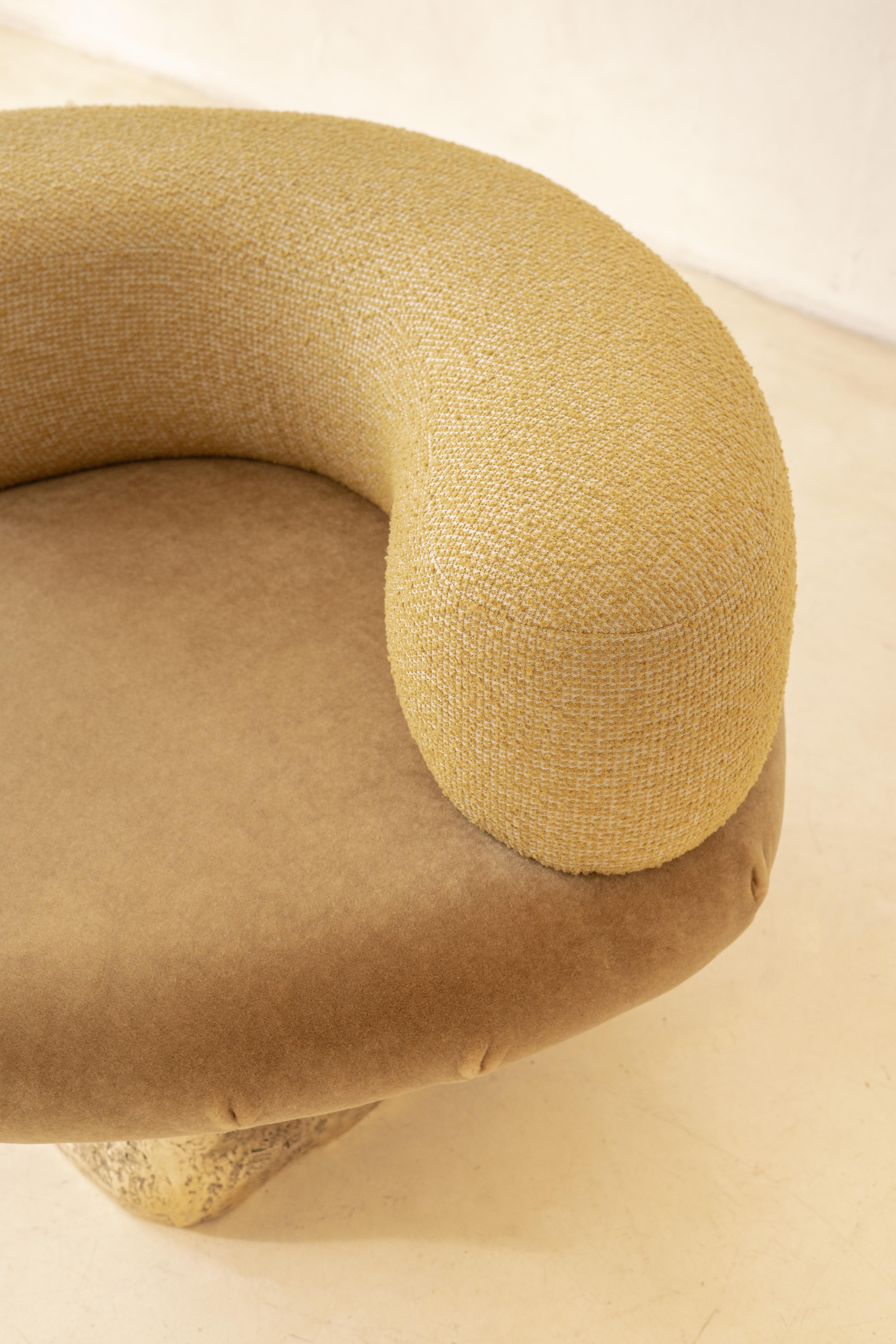 Bronze Eche Armchair by Lucas Recchia, Brazilian Contemporary, 2024 For Sale