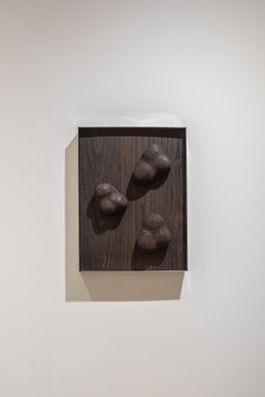 Echo 14, Yellow Pine and Steel Frame, Sculpture by Camille De Prêtre